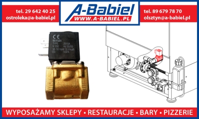 Elektrozawór SIRAI Z610A, zawór wody zmywarki ZK, ZKU, Lozamet