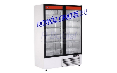 Szafa chłodnicza przeszklona dwudrzwiowa 160cm, SCh-S 1600