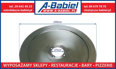 Nóż do krajalnicy Bizerba, do krojenia wędlin, 330mm